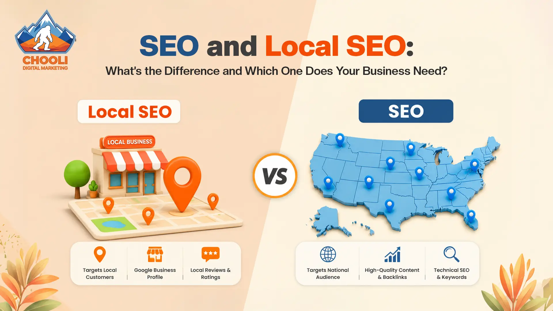 SEO vs Local SEO